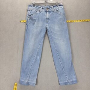 Vintage Levis Engineered Jeans Womens Blue Twisted Flap Pockets Fits 31x26